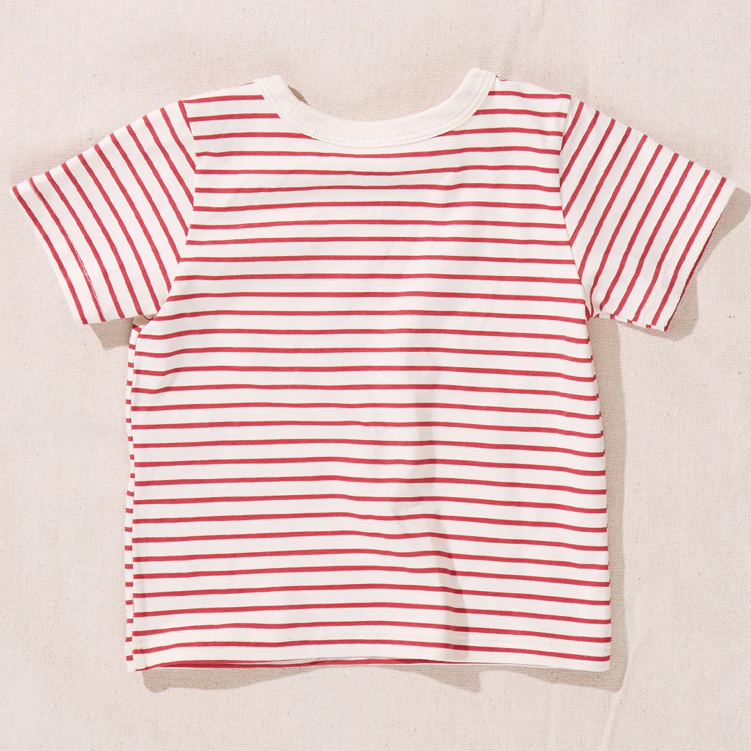 Adventure T-Shirt - Red Stripe - Image 6