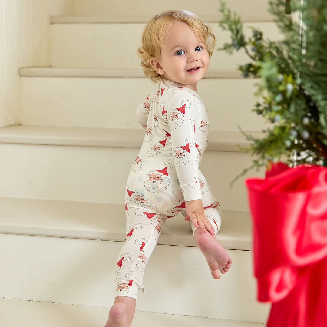 Baby Bamboo Romper - Small Santas - Image 2