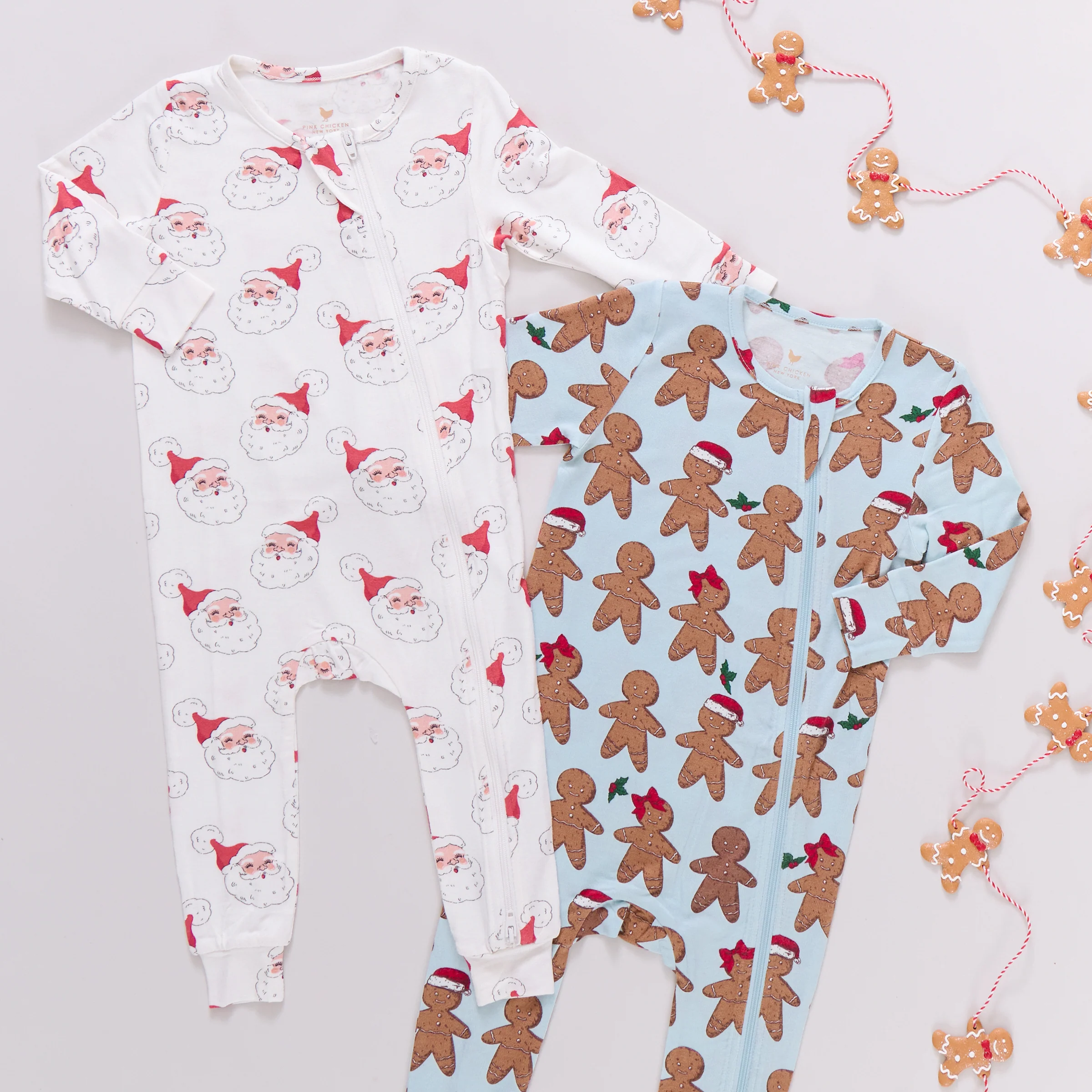 Baby Bamboo Romper - Small Santas - Image 3