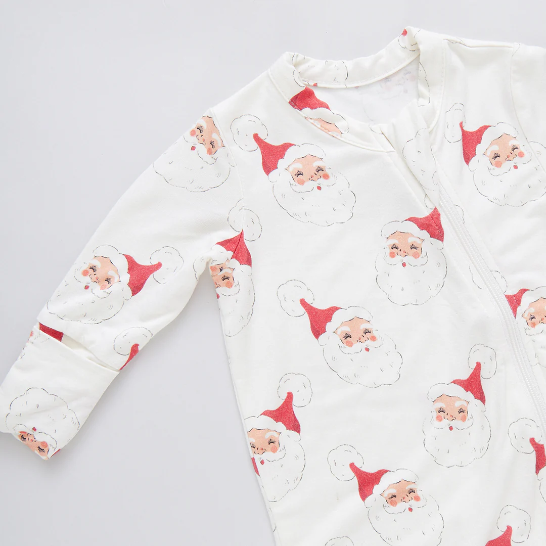 Baby Bamboo Romper - Small Santas - Image 4
