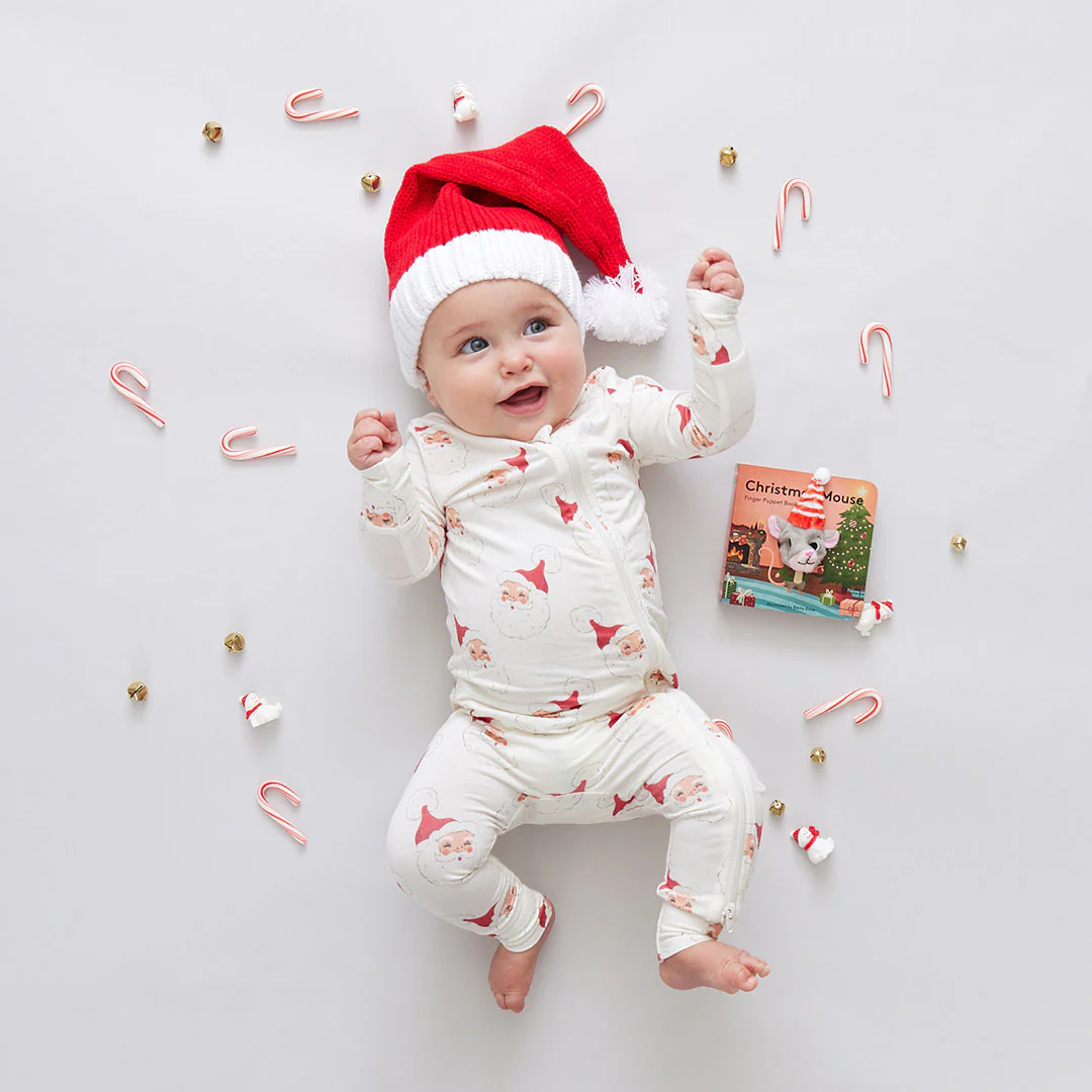 Baby Bamboo Romper - Small Santas - Image 5