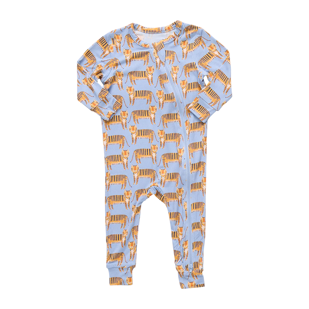 Baby Bamboo Romper - Tigers