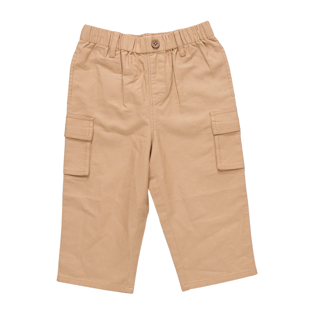 Baby Boys Cargo Pant - Khaki