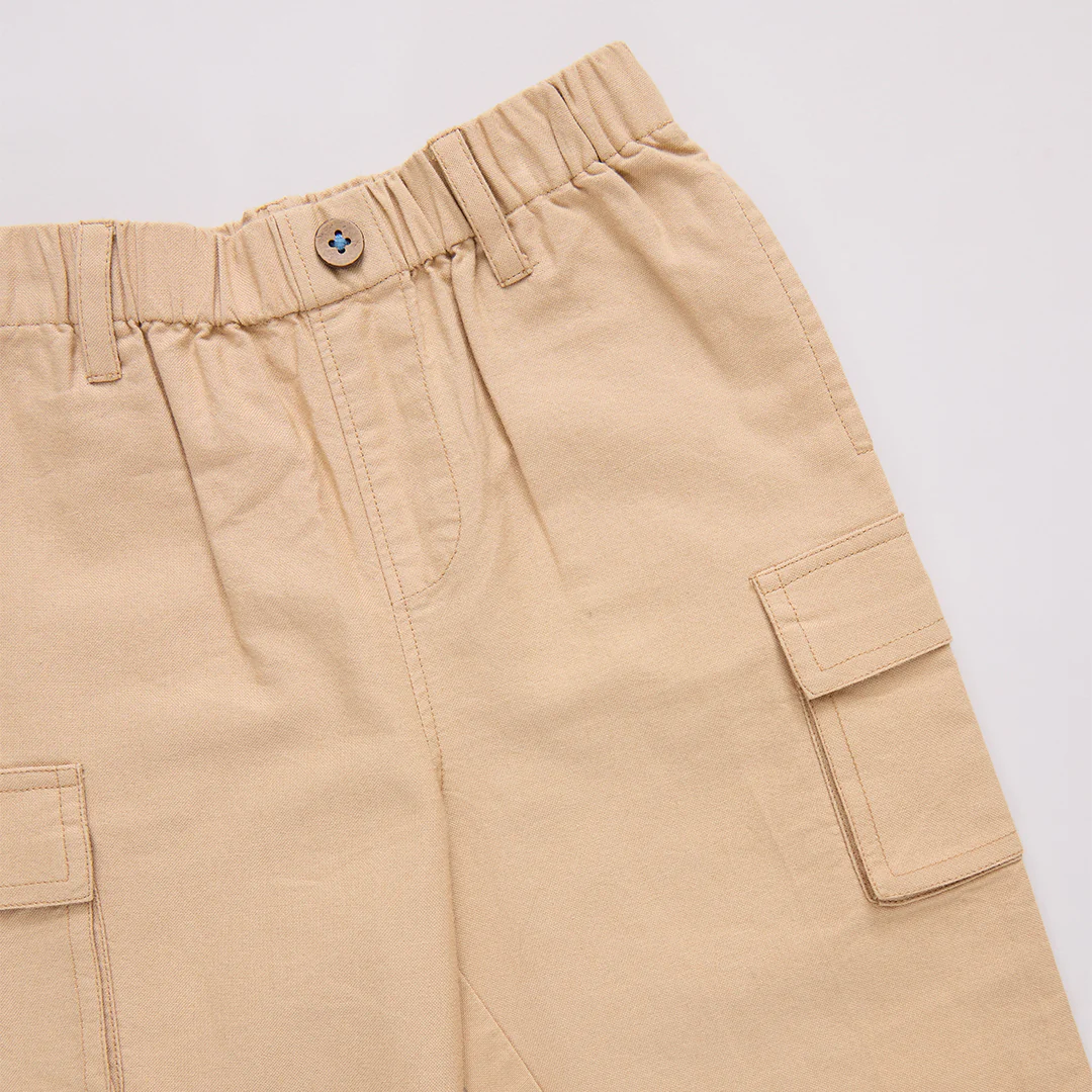 Baby Boys Cargo Pant - Khaki - Image 6
