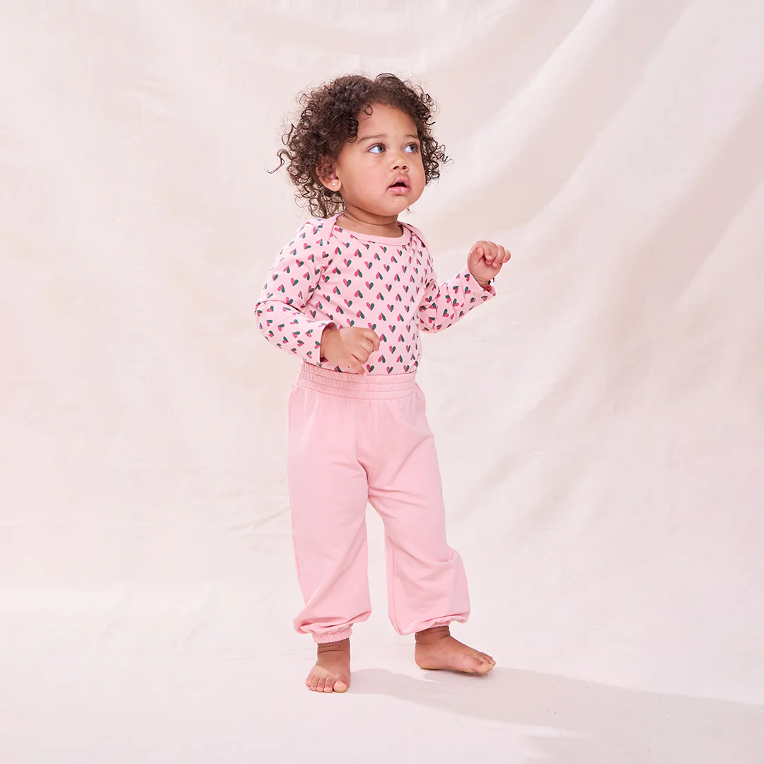 Baby Bubble Pant - Powder Pink - Image 2