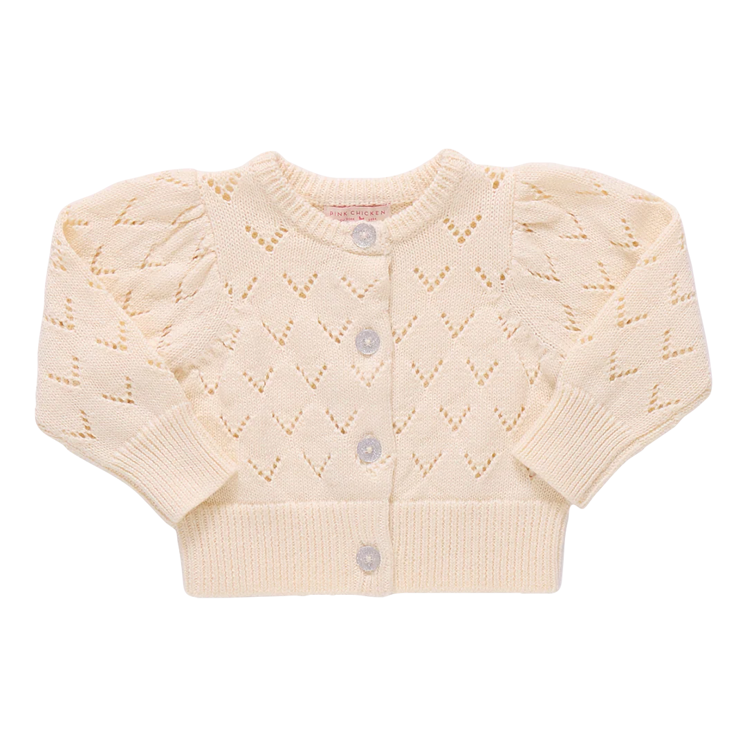 Baby Girls Connie Sweater - Ivory