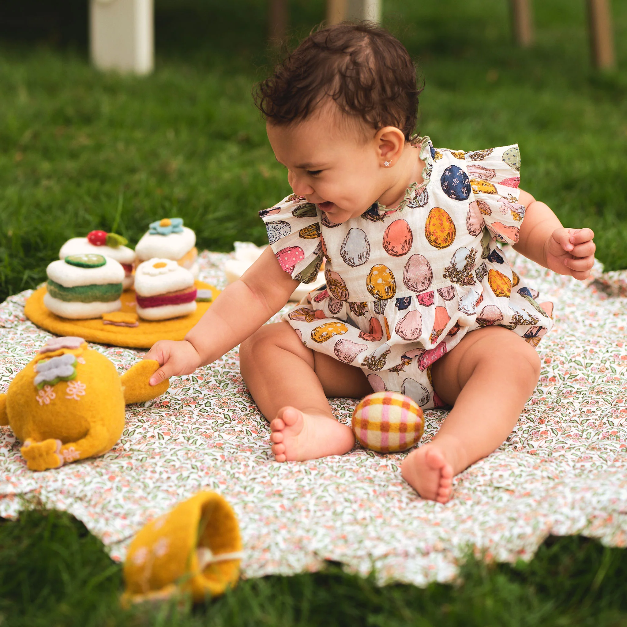 Baby Girls Jennifer Bubble - Multi Eggs - Image 4