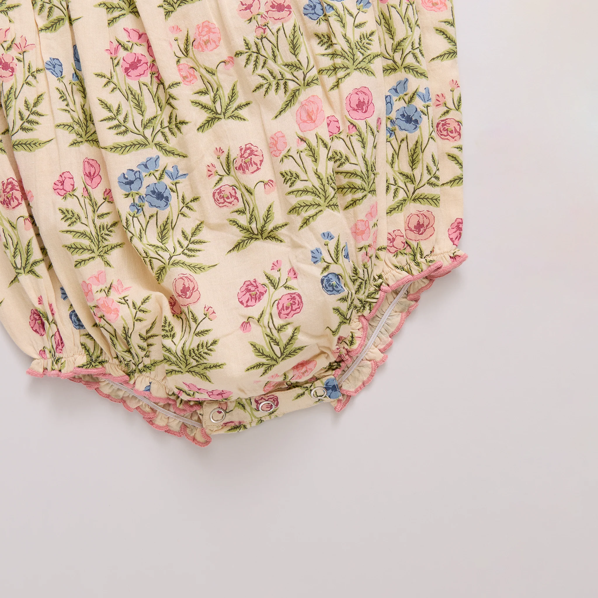 Baby Girls Wynne Bubble - Leafy Floral - Image 3