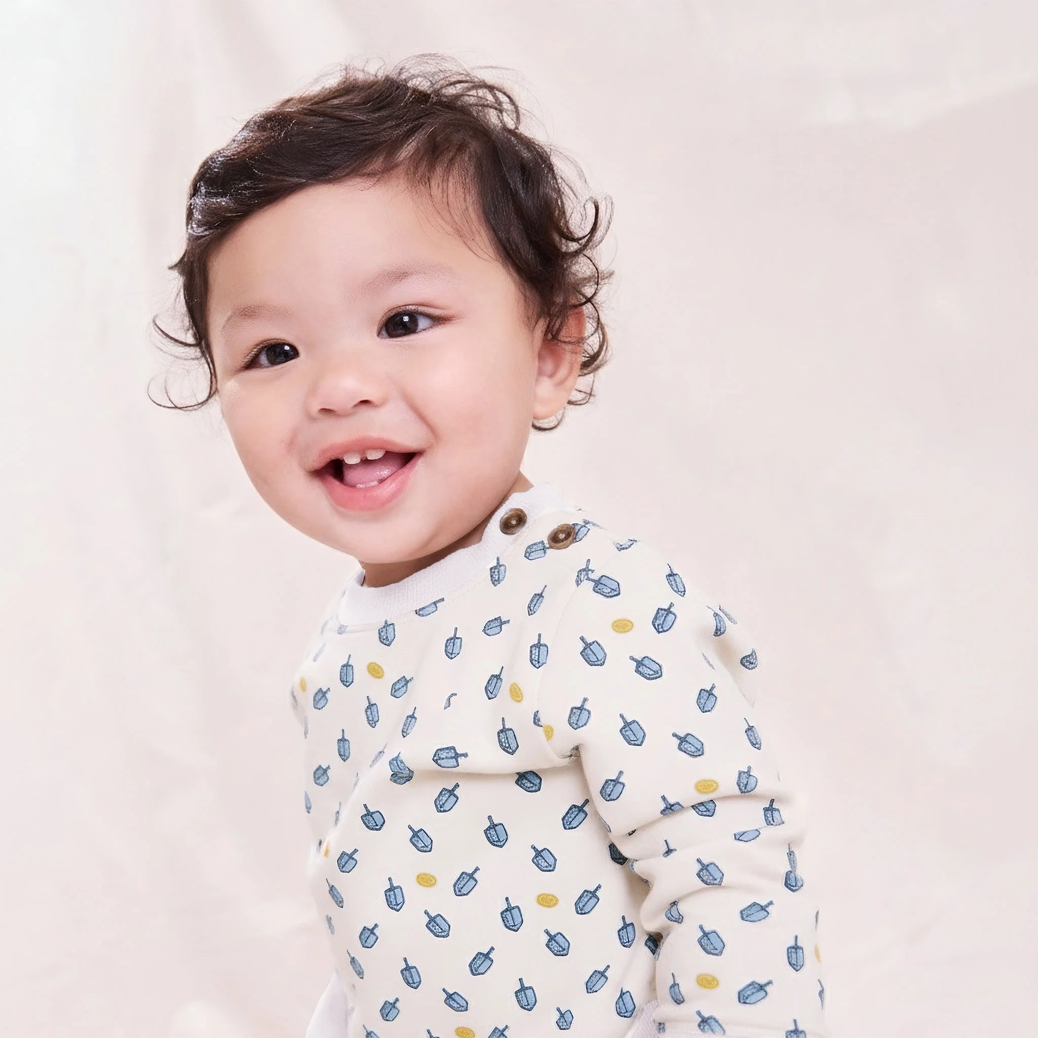 Baby Jax Jogger Set - Tossed Dreidels - Image 2