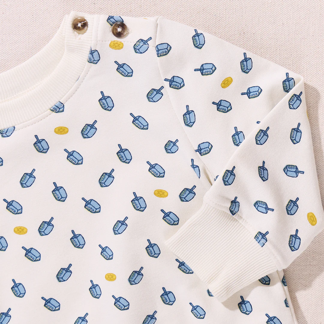 Baby Jax Jogger Set - Tossed Dreidels - Image 3