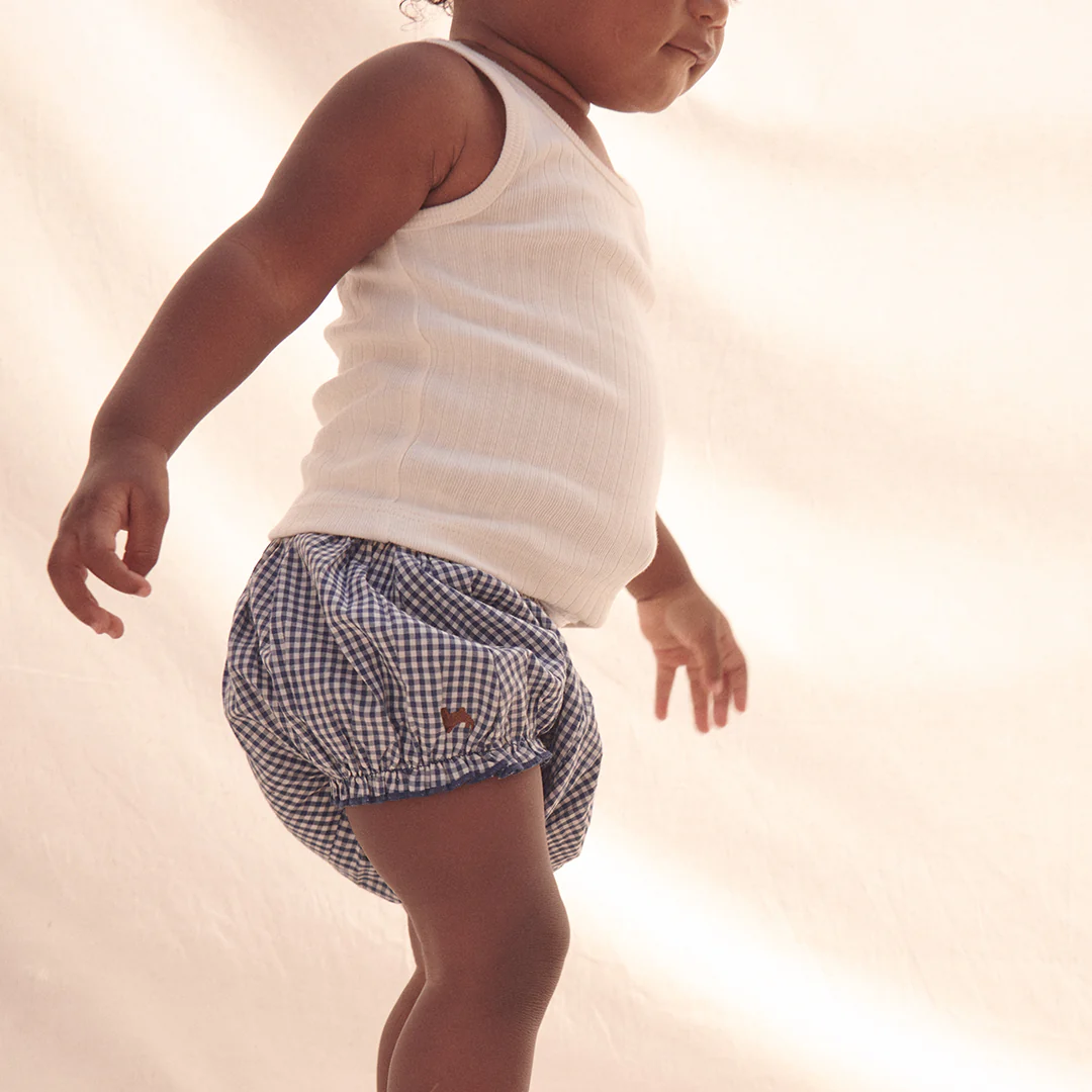 Baby Picnic Bloomer - Pink Gingham - Image 3
