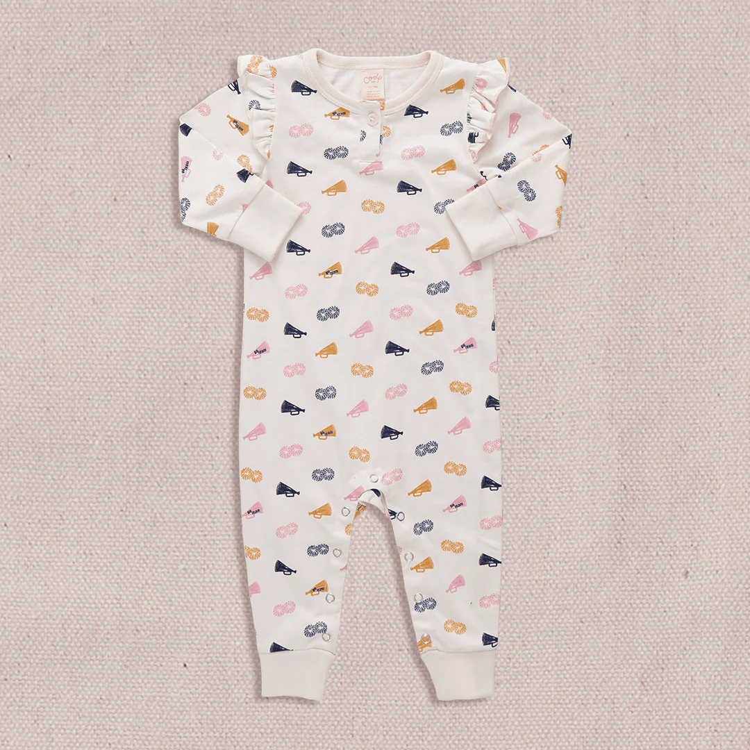 Baby Park Ruffle Romper - Cheerleading