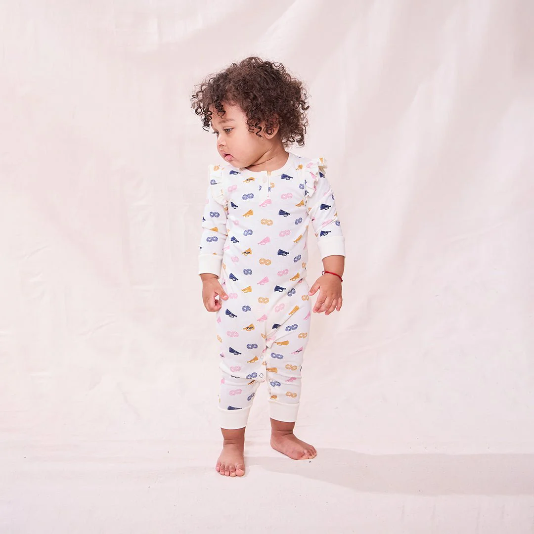 Baby Park Ruffle Romper - Cheerleading - Image 2