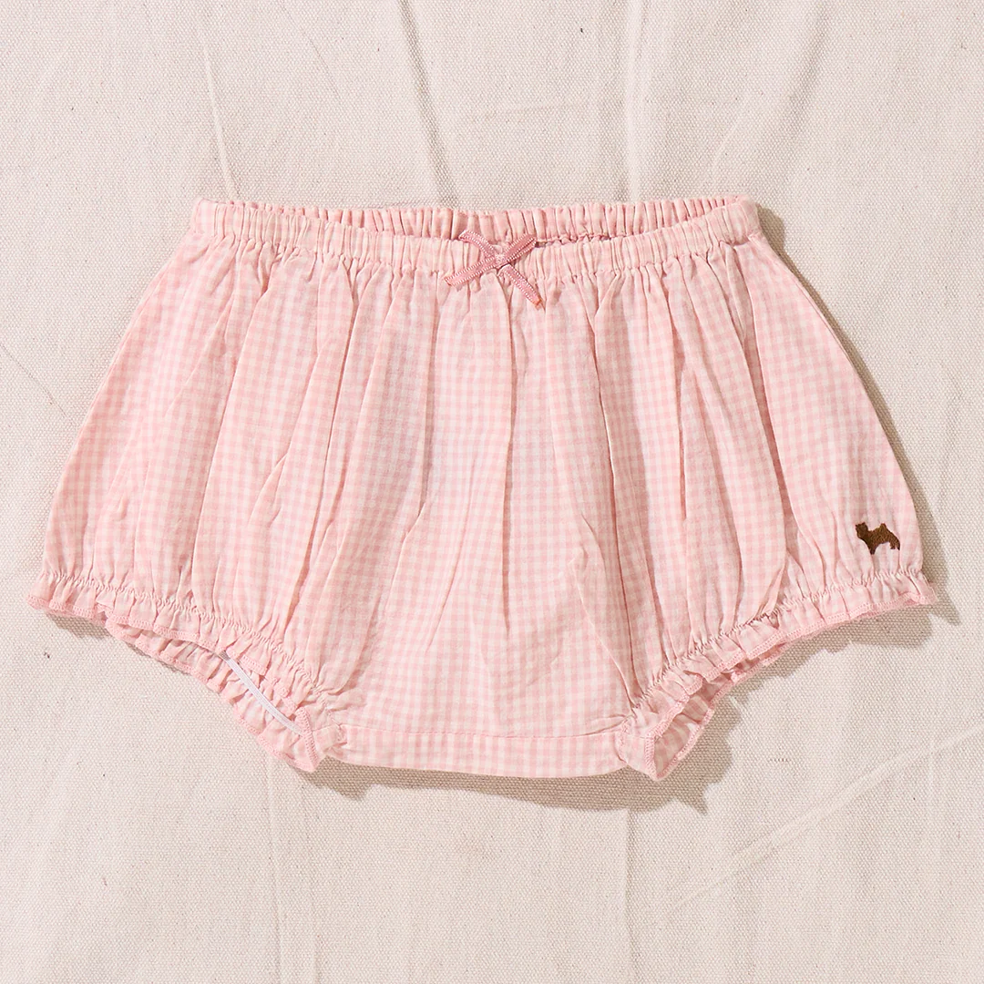 Baby Picnic Bloomer - Pink Gingham