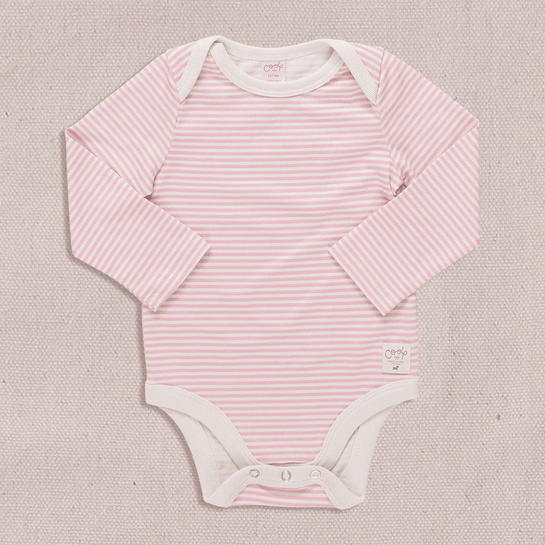 Baby Wonder Bodysuit - Pink Stripe