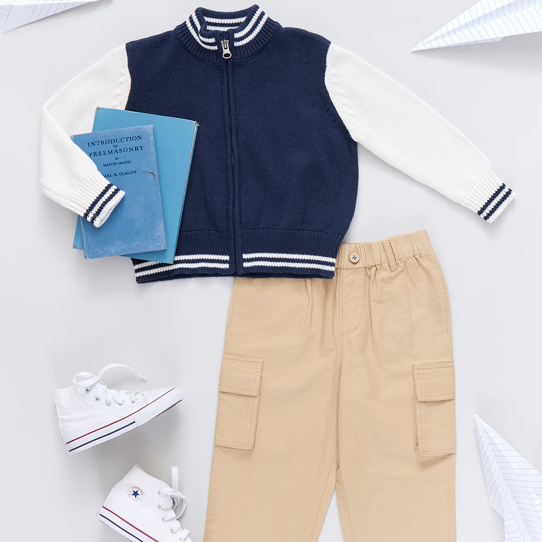 Boys Cargo Pant - Khaki - Image 6