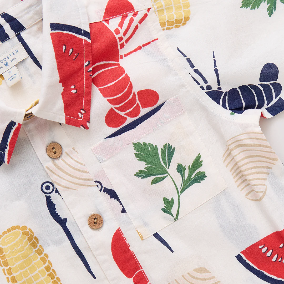 Boys Jack Shirt - Clam Bake - Image 3