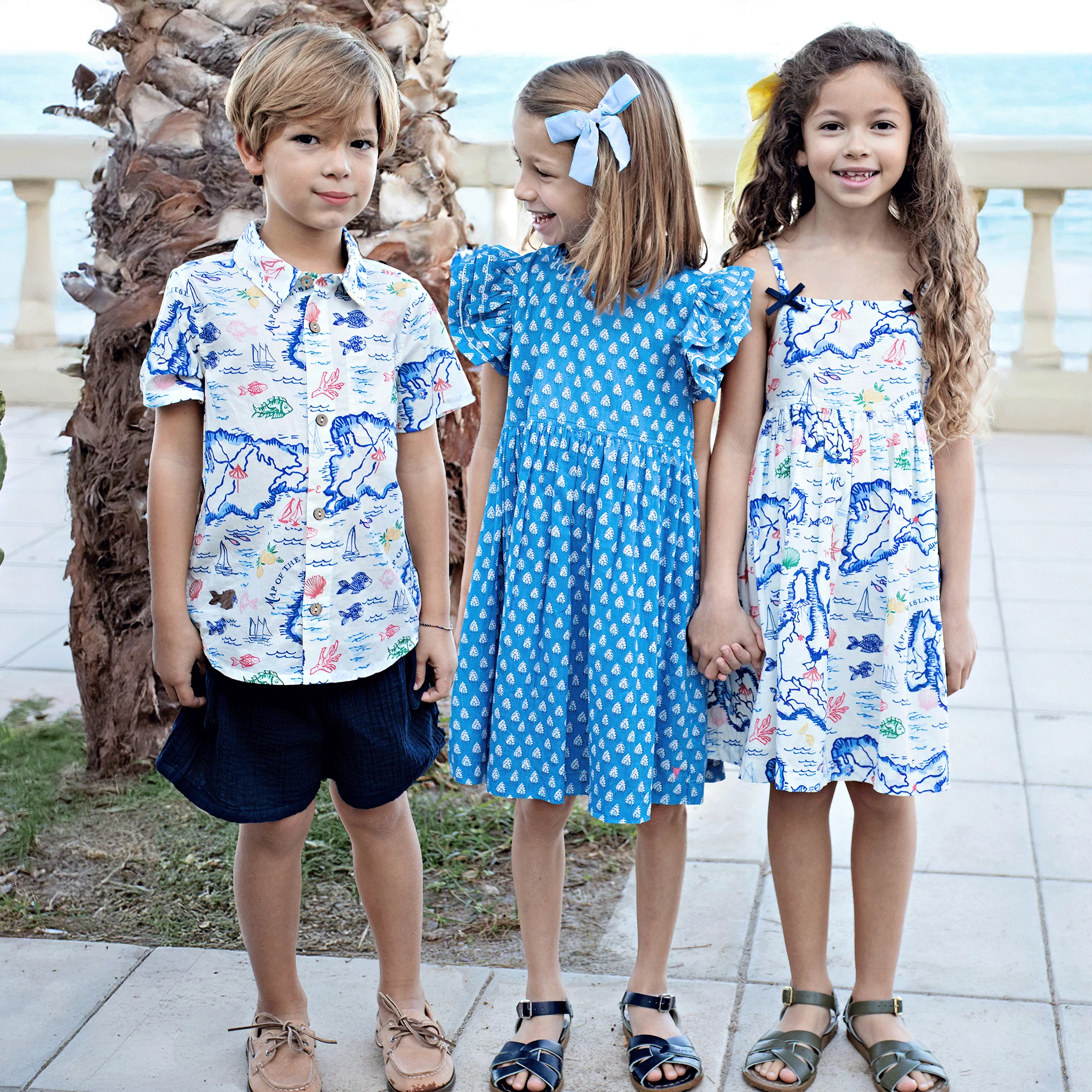Boys Jack Shirt - Island Map - Image 4