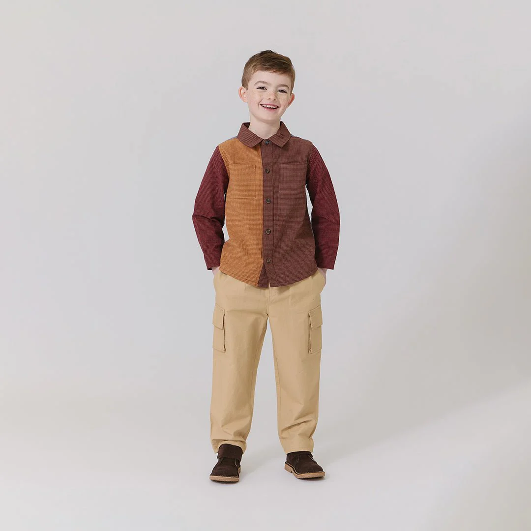 Boys Jack Shirt - Mixed Checks - Image 2