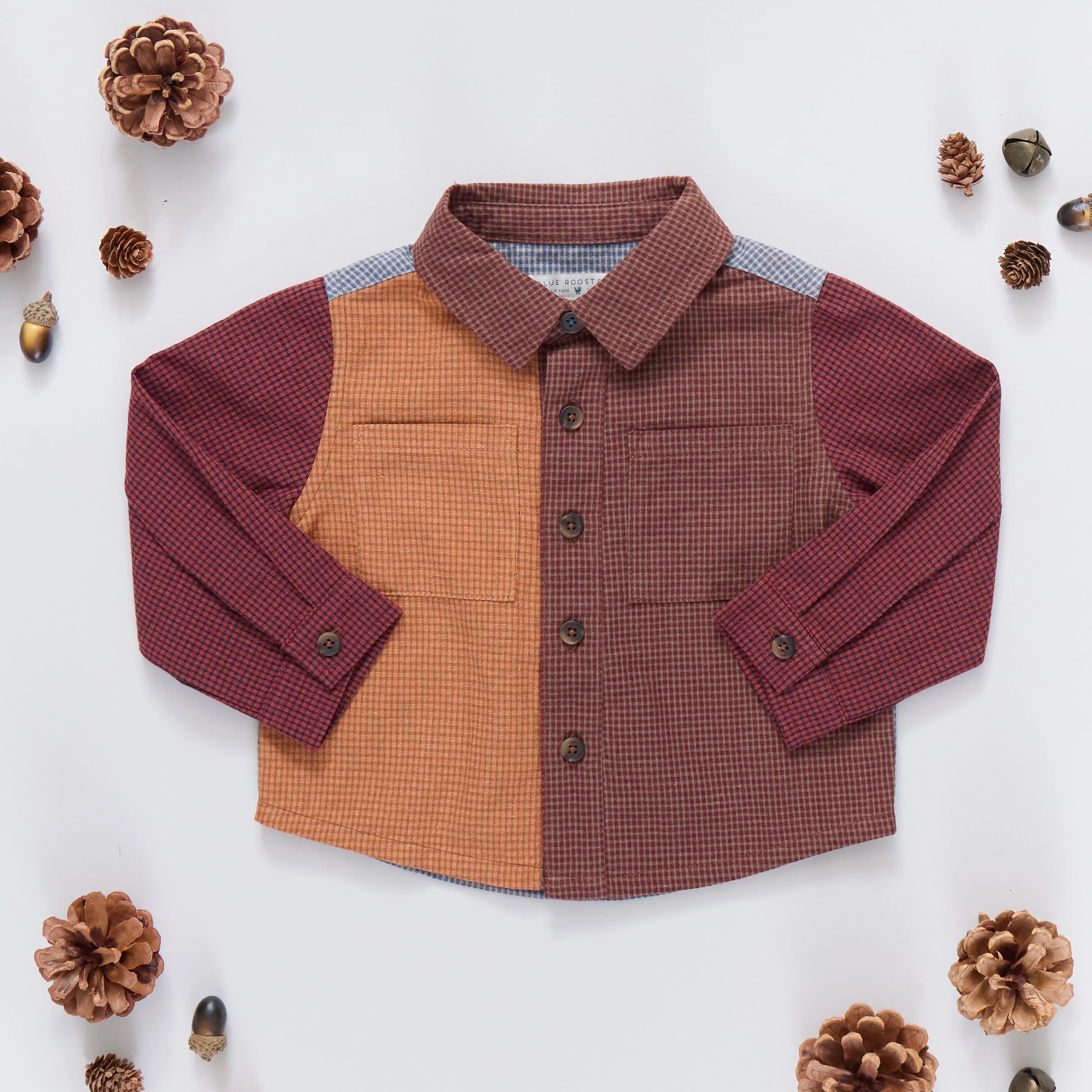 Boys Jack Shirt - Mixed Checks - Image 3