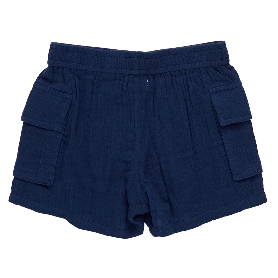 Boys Pull On Short - Navy - Image 5