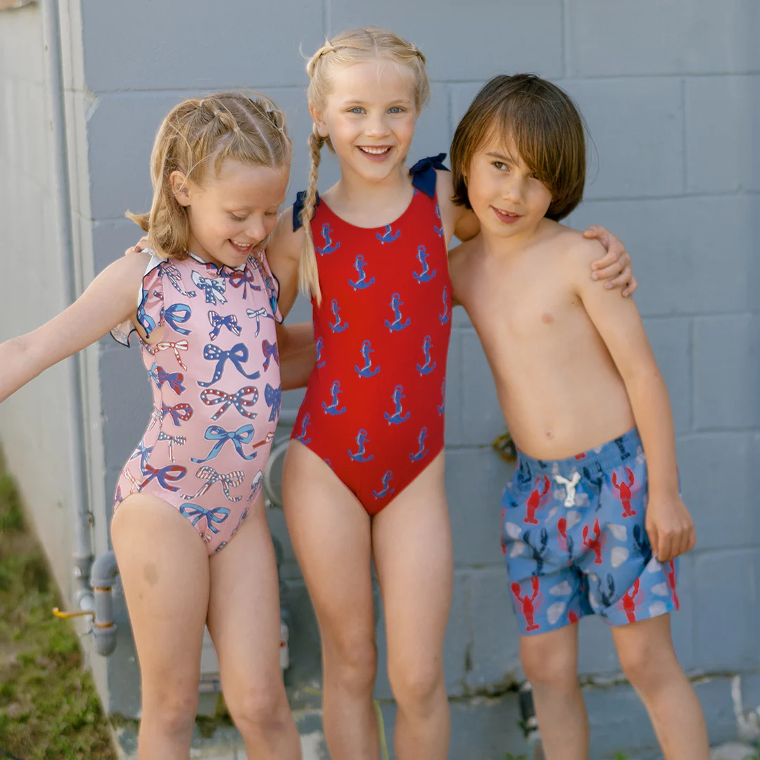 Boys Swim Trunk - Lobster and Clams - Image 4