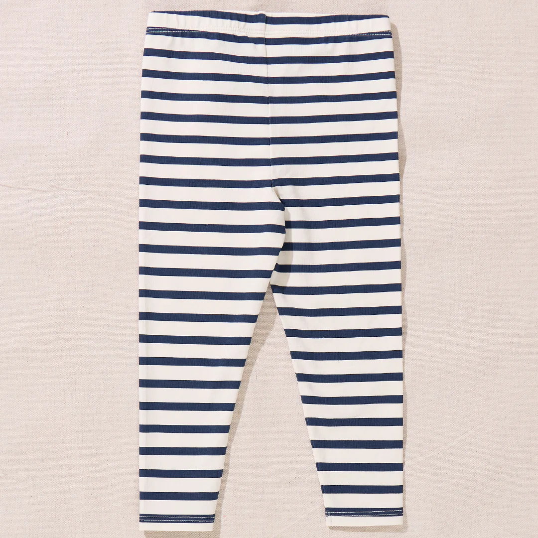 Cartwheel Legging - Navy Stripe - Image 4