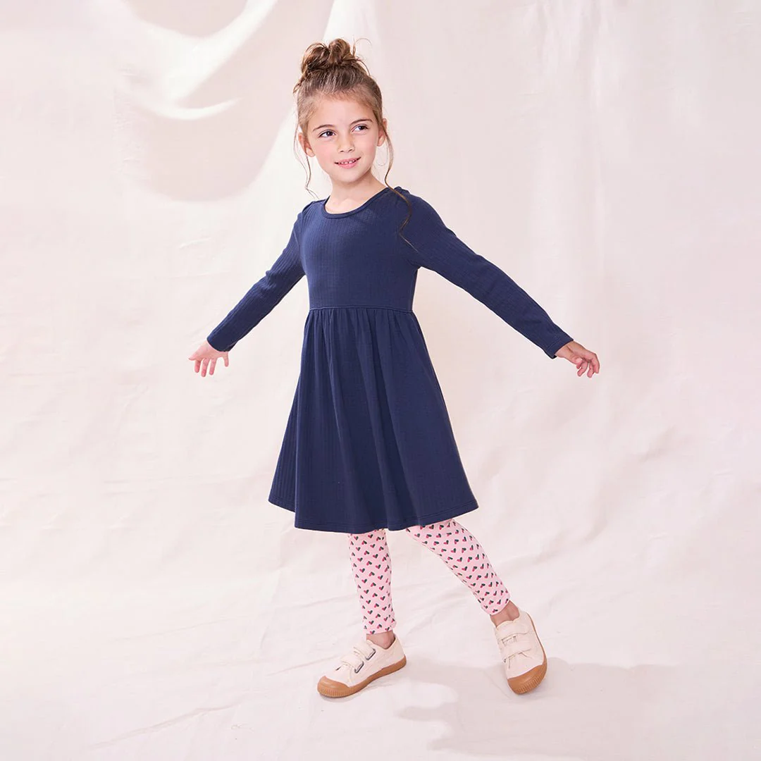 Cartwheel Legging - Pink Mini Half Hearts - Image 2