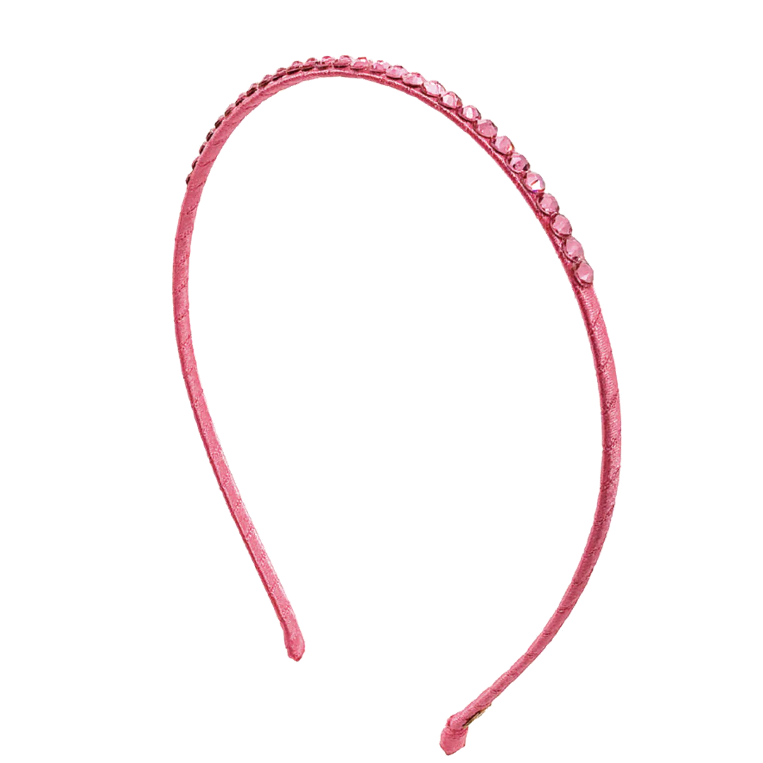 Crystal Filled Headband - Rose