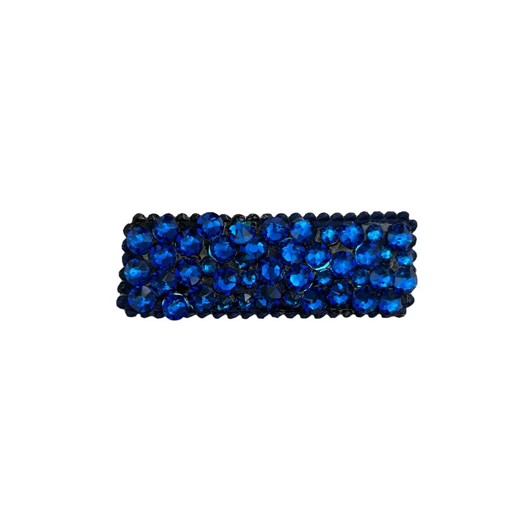 Crystal Snap Clip - Cobalt