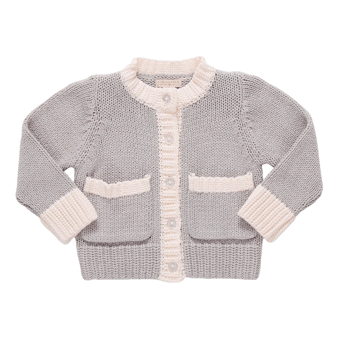 Girls Cali Sweater - Heather Gray