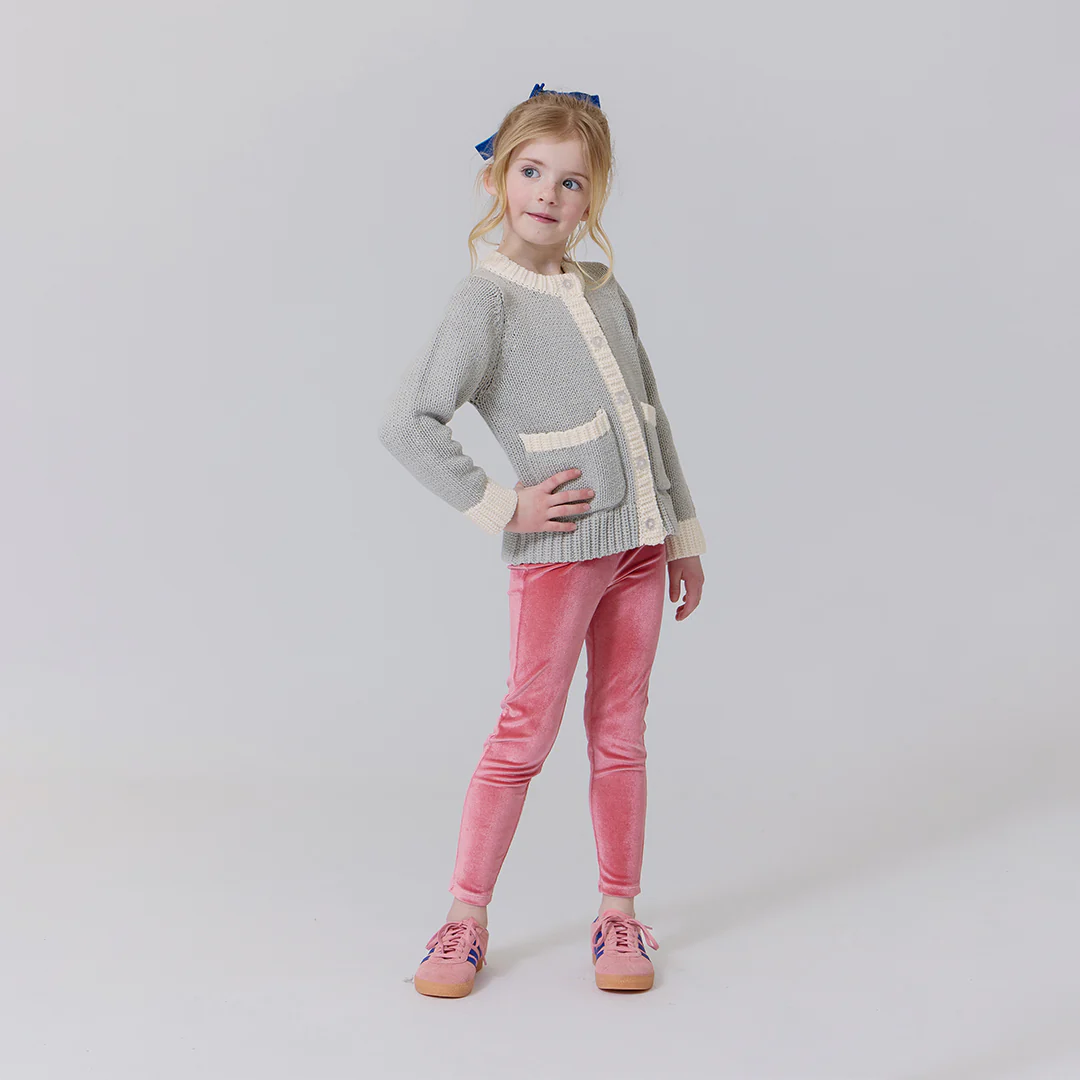 Girls Cali Sweater - Heather Gray - Image 2
