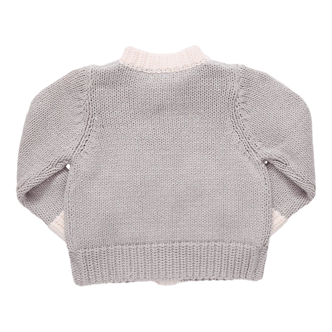 Girls Cali Sweater - Heather Gray - Image 5