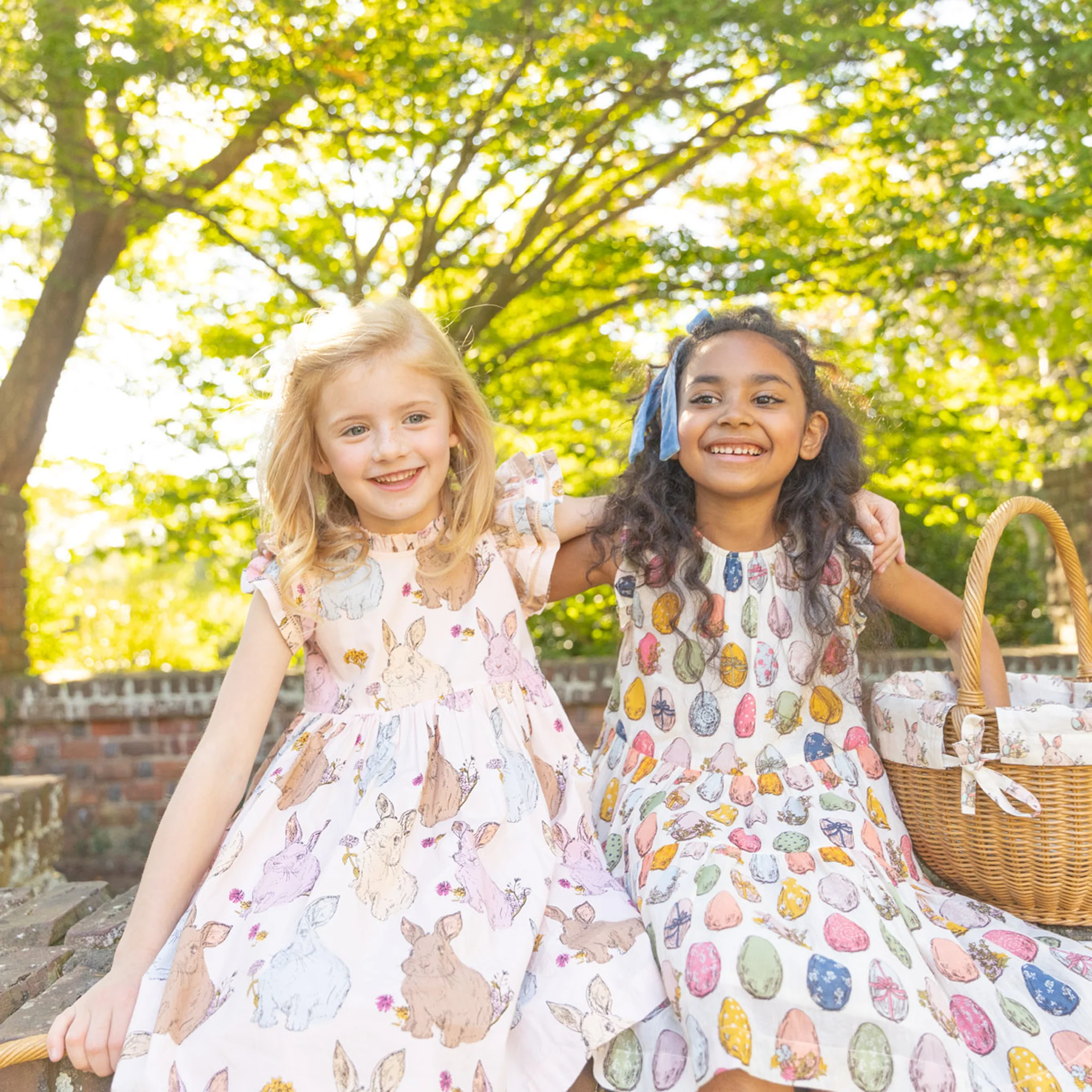 Girls Eloise Ruffle Dress - Multi Eggs - Image 5