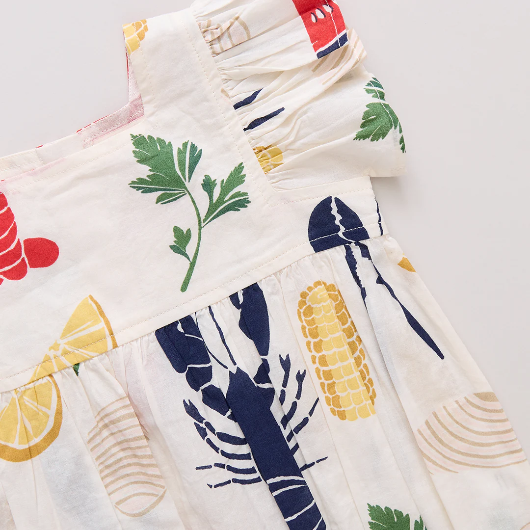Girls Elsie Dress - Clam Bake - Image 3