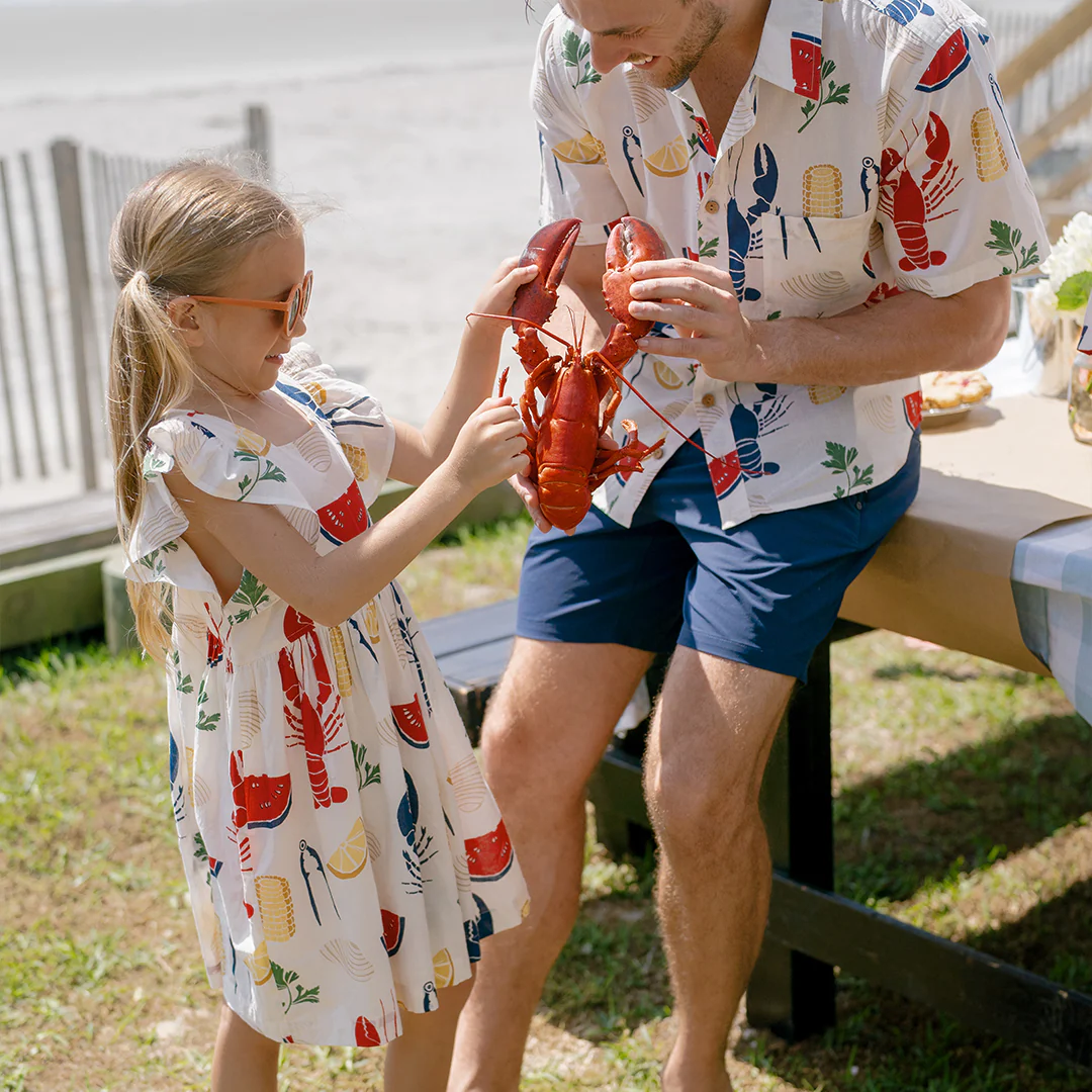 Girls Elsie Dress - Clam Bake - Image 4