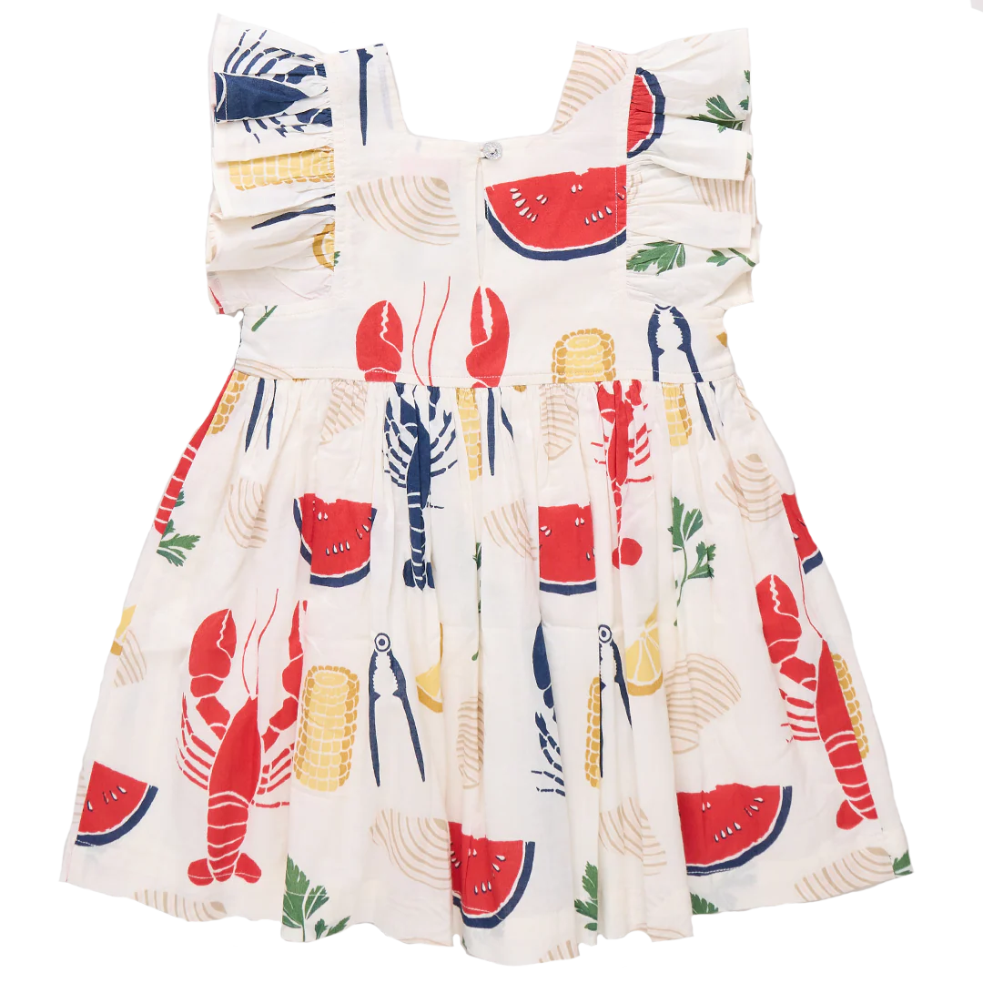 Girls Elsie Dress - Clam Bake - Image 7