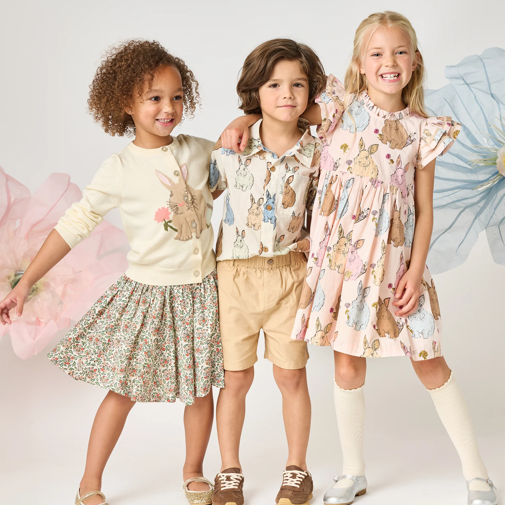 Girls Gianna Skirt - Yarrow Floral - Image 4