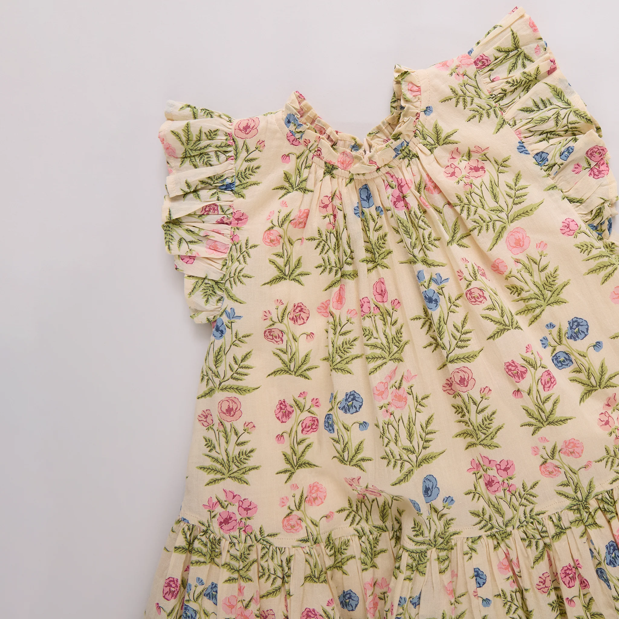 Girls Harper Dress - Leafy Floral - Image 3