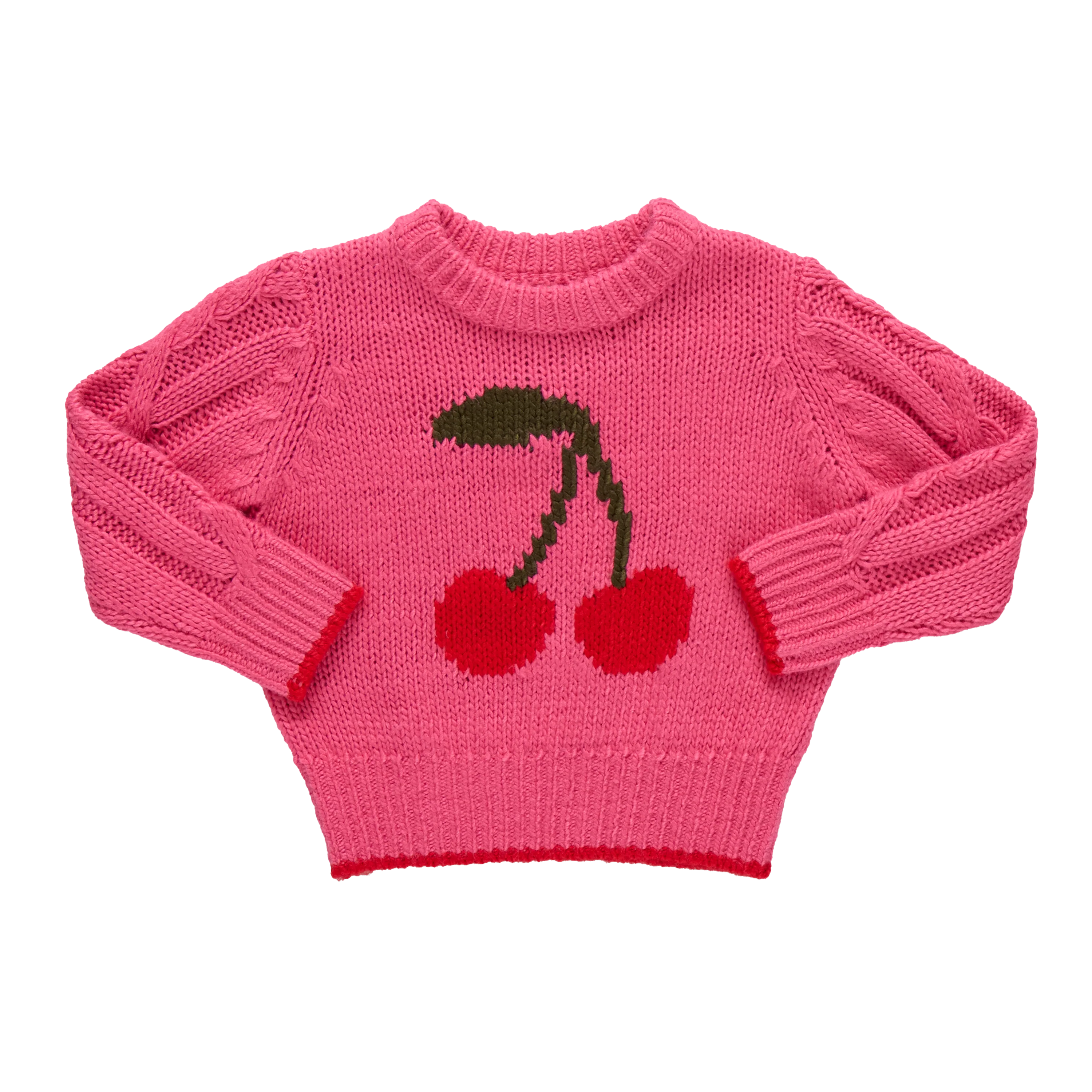 Girls Haven Sweater - Cherries