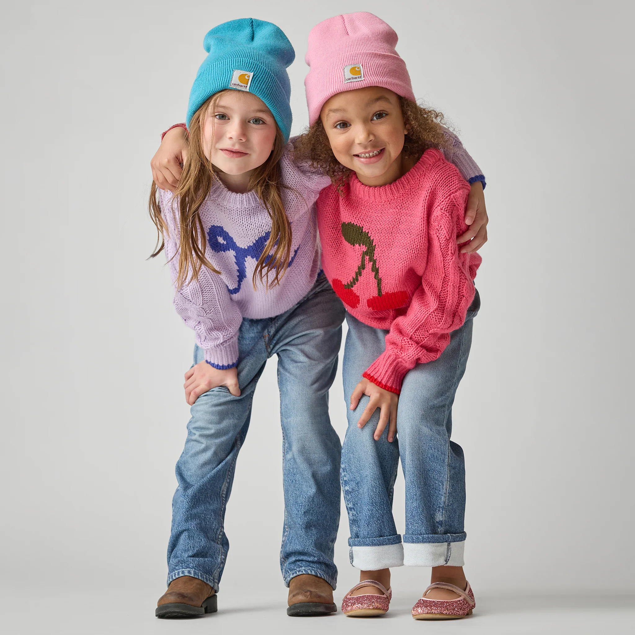 Girls Haven Sweater - Cherries - Image 4
