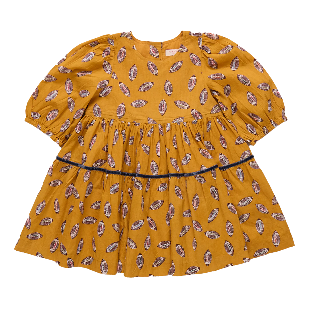 Girls Maribelle Dress - Flying Footballs