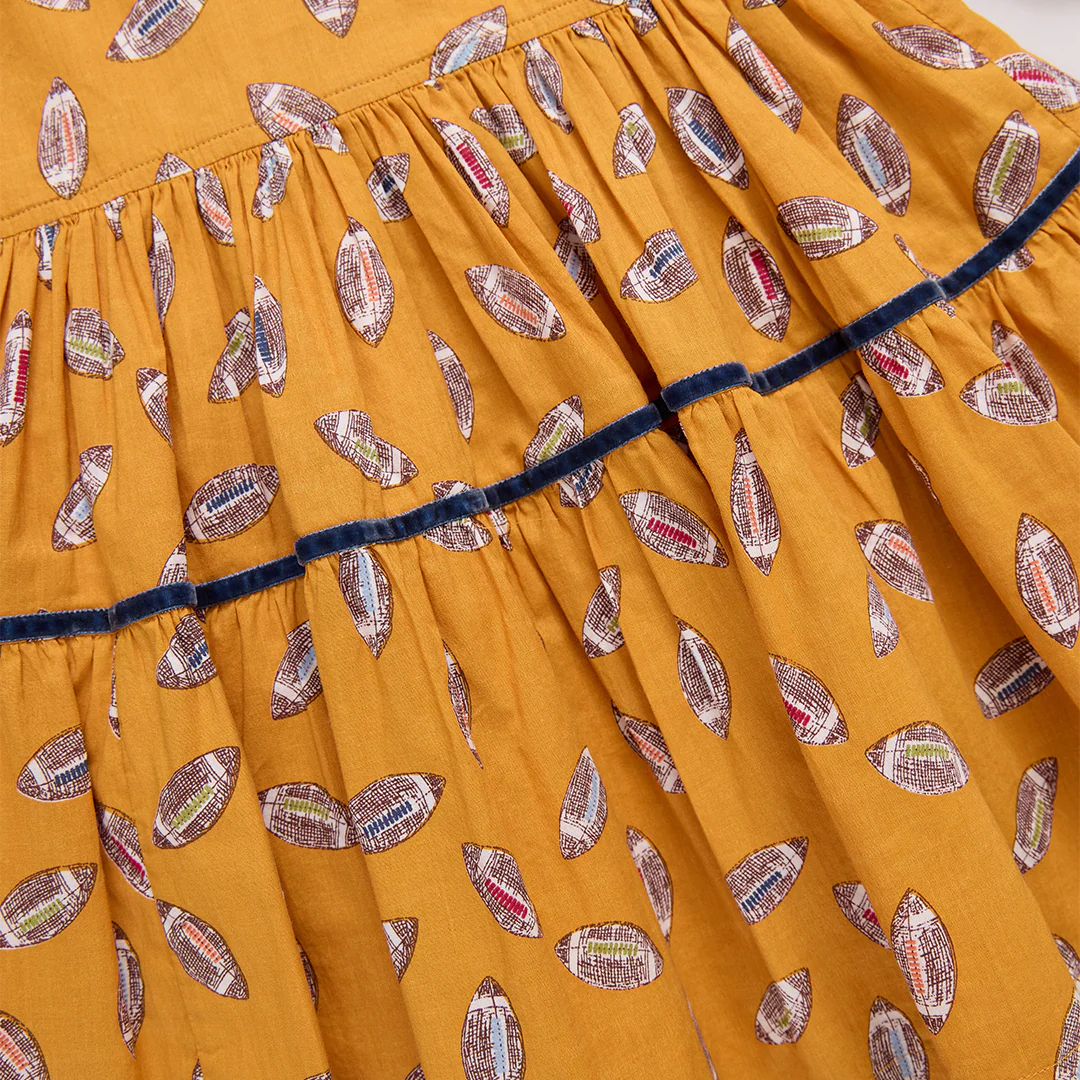 Girls Maribelle Dress - Flying Footballs - Image 5