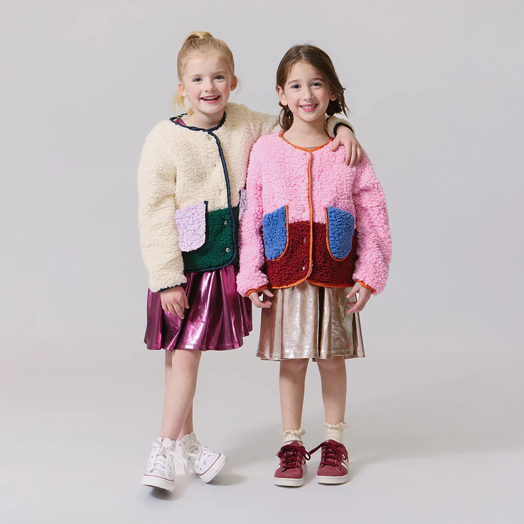 Girls Ruth Jacket - Cream - Image 4