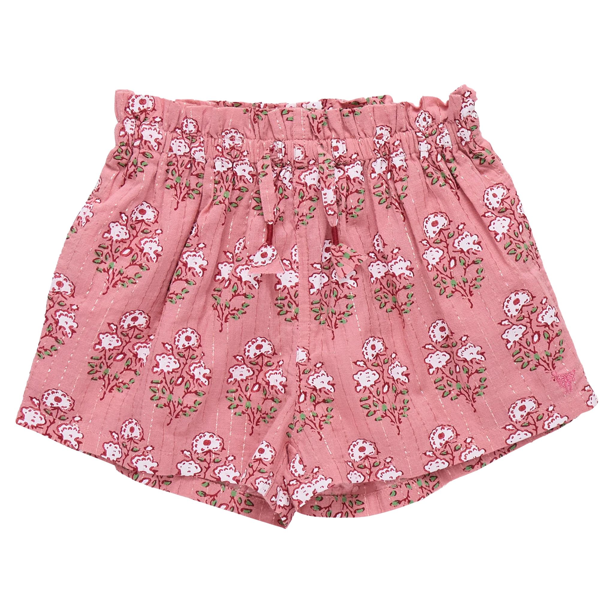 Girls Theodore Short - Pink Strawflower