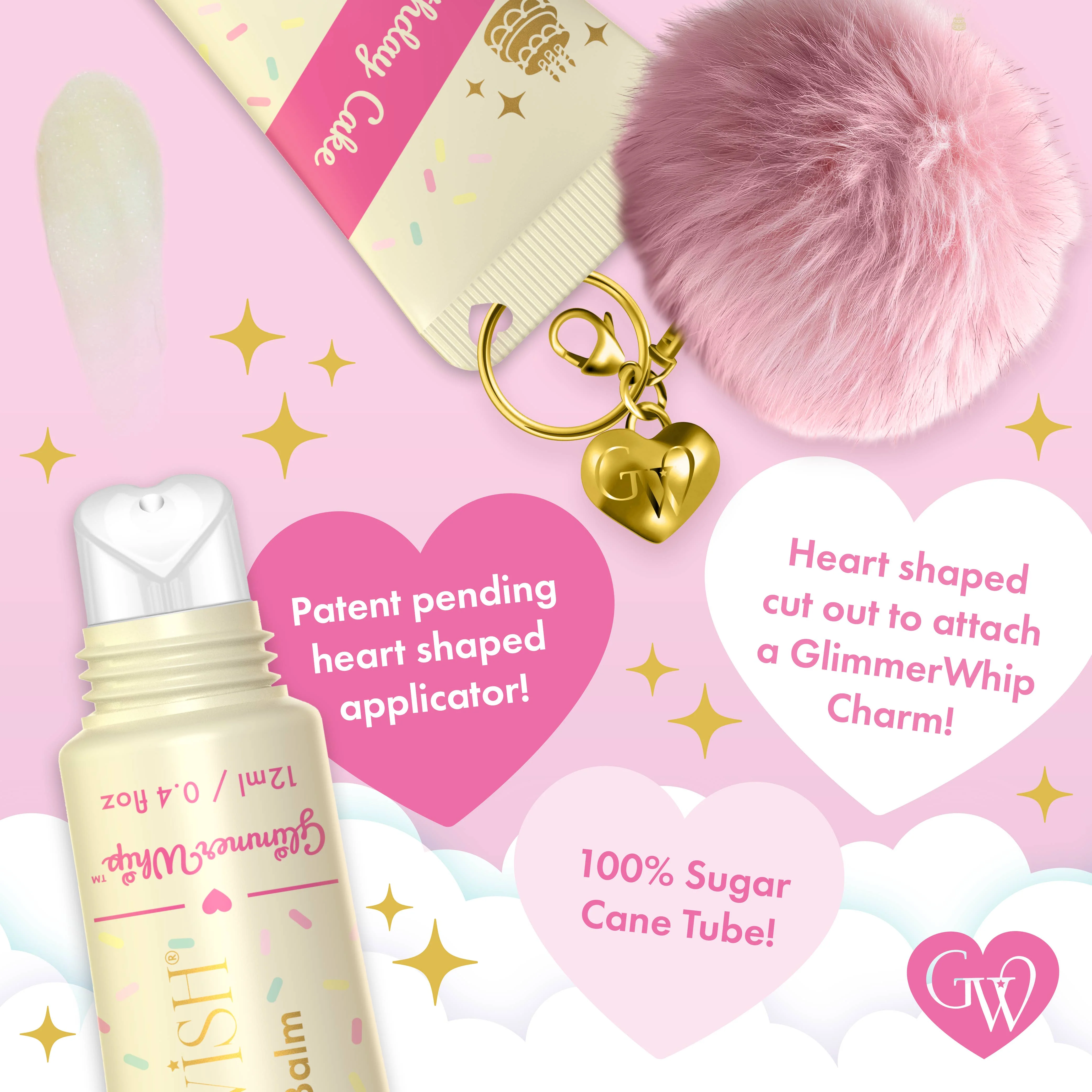 Glimmer Whip - Whipped Lip Balm: Cotton Candy - Image 4