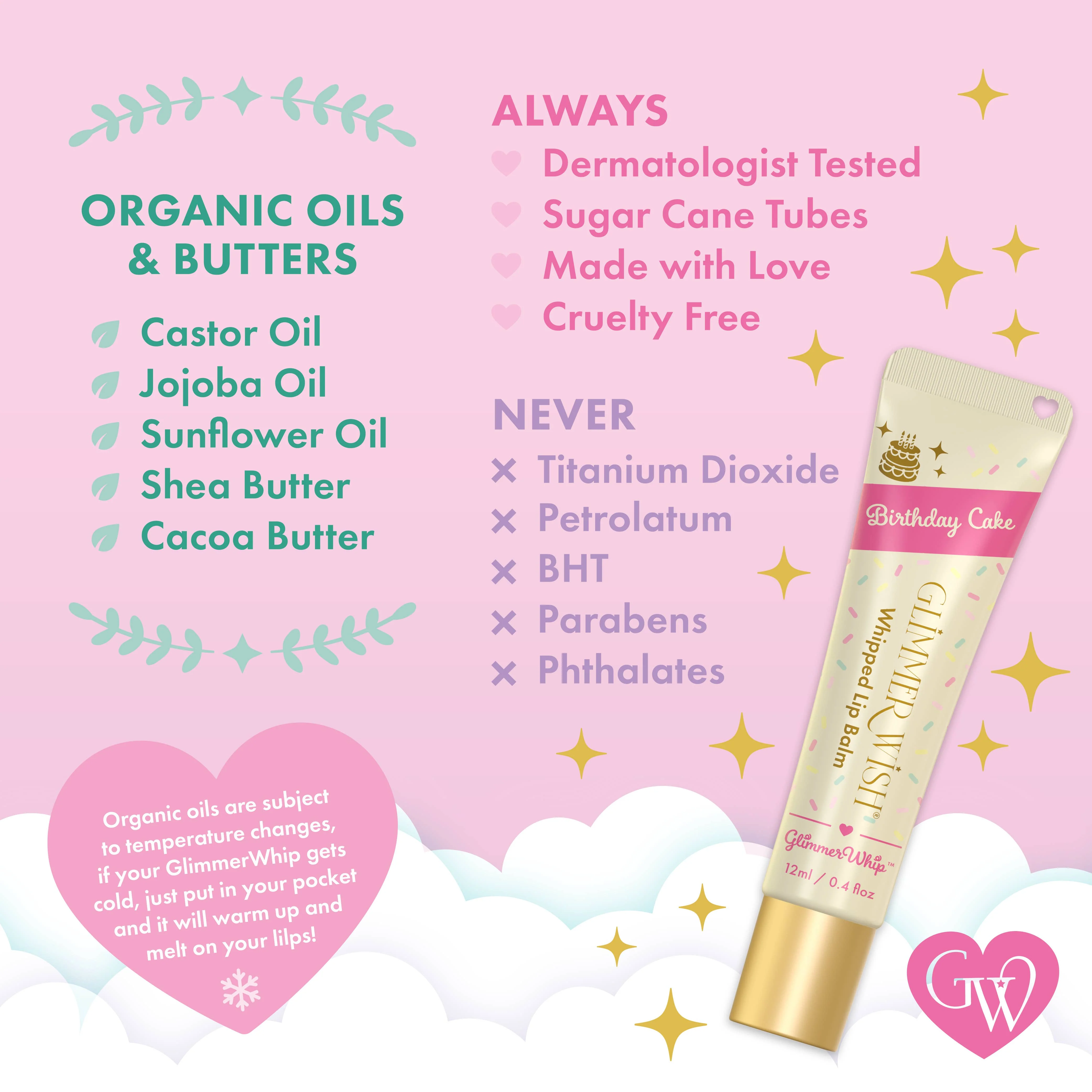 Glimmer Whip - Whipped Lip Balm: Cotton Candy - Image 5