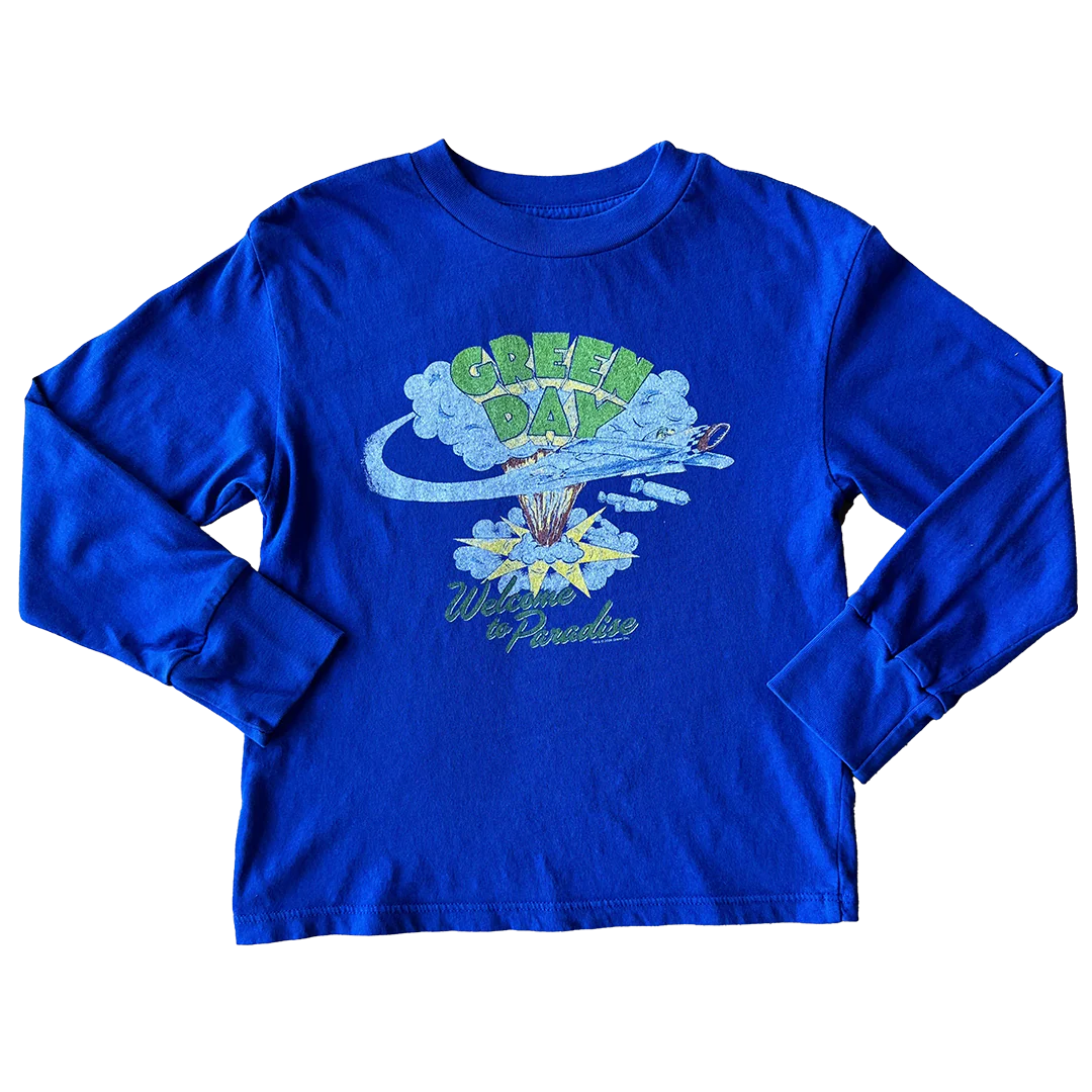 Green Day Long Sleeve Tee - Blue