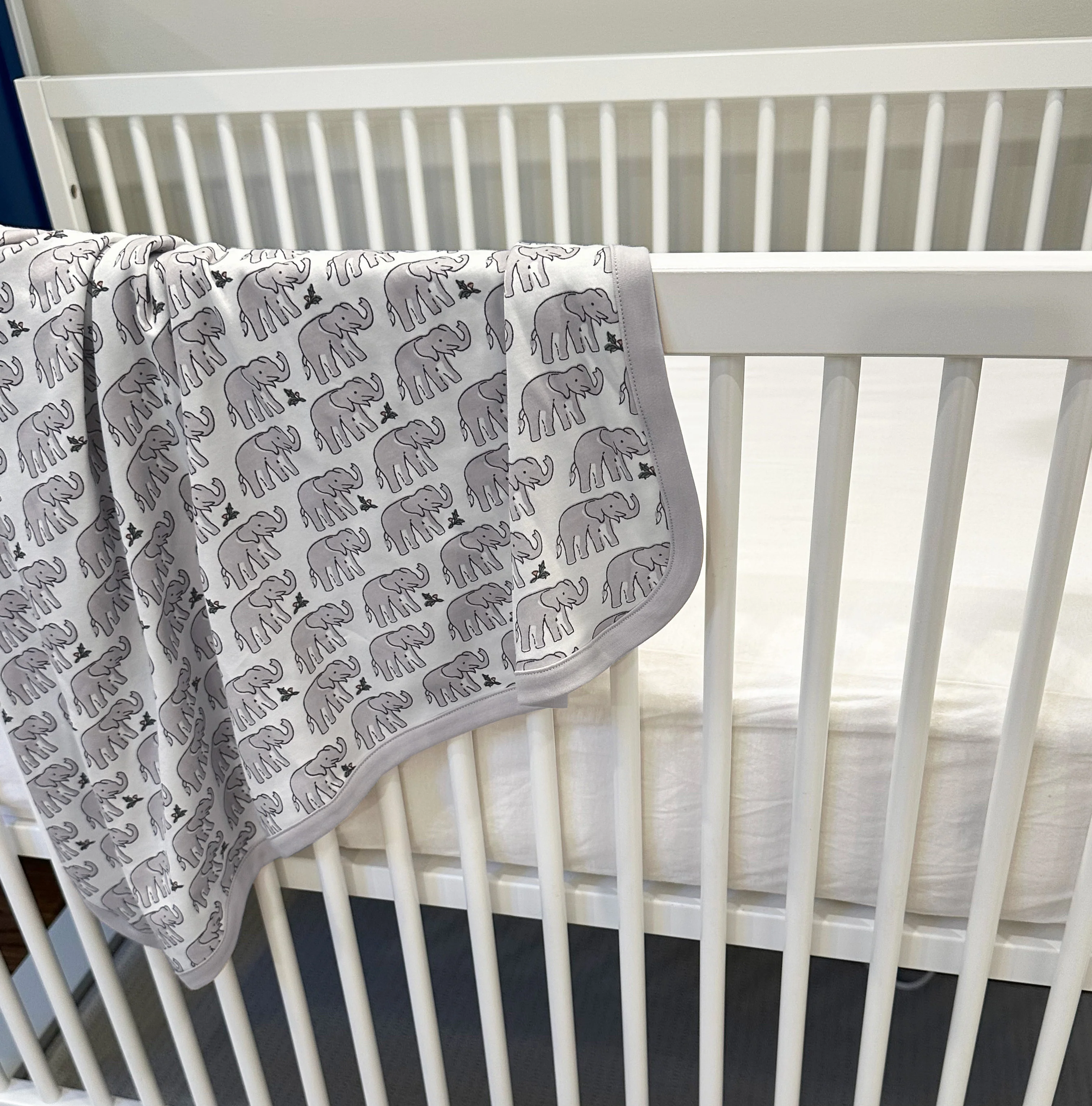 Nesting Box Baby Take Home Set - Elephant Block Print - Image 9