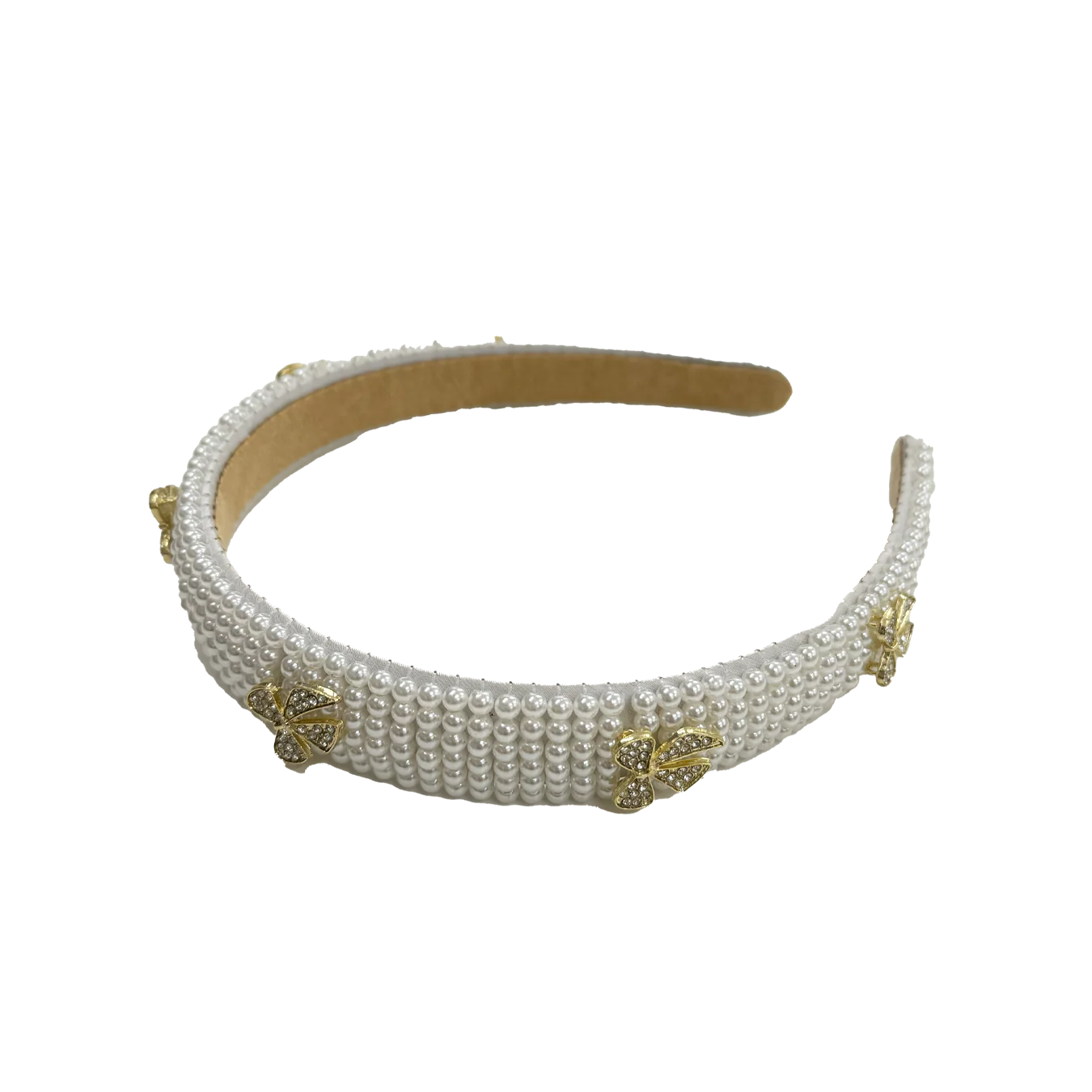 Pearl Bow Charm Headband